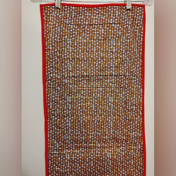 Homemade Quilted Table Runner Patriotic Theme  Red Blue White approx. 14' x 40' - Picture 14 of 16